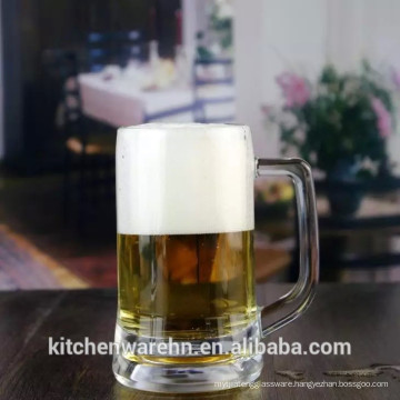 SGS,FDA,LFGB,EU standard the most popular glass beer mug with handle